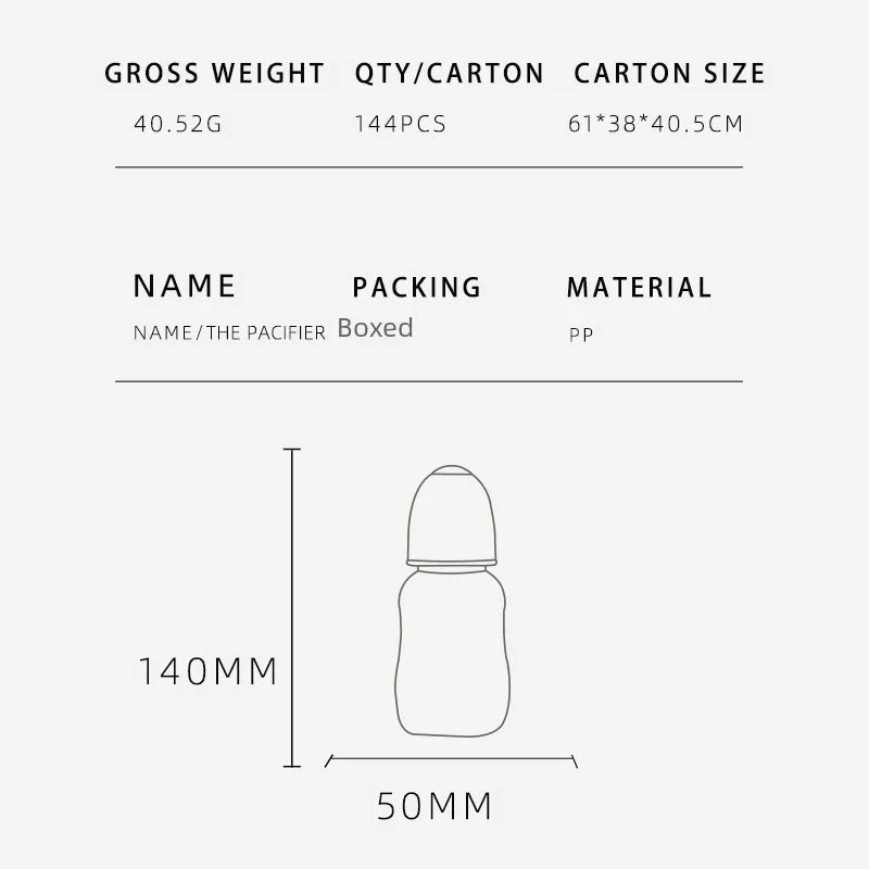 150ml Food-Grade PP Baby Milk Bottle
