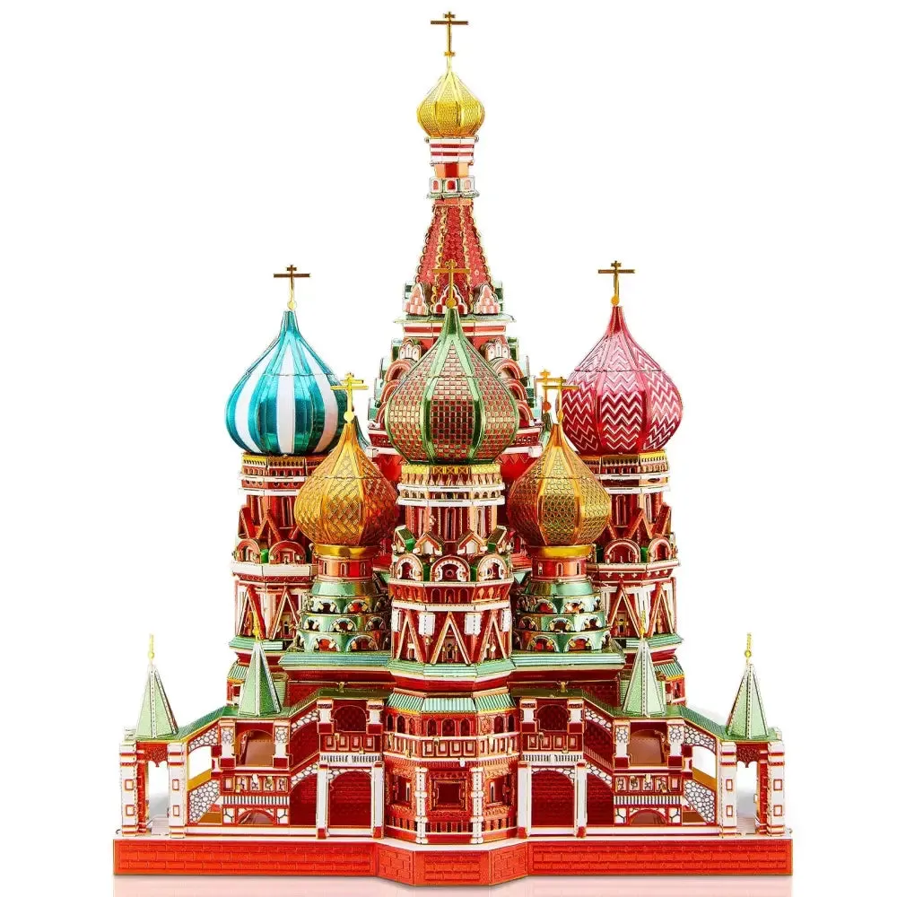 3d Metal Puzzle Model Building Kits-saint Basils Cathedral Jigsaw Toy Christmas Birthday Gifts for Adults Kids