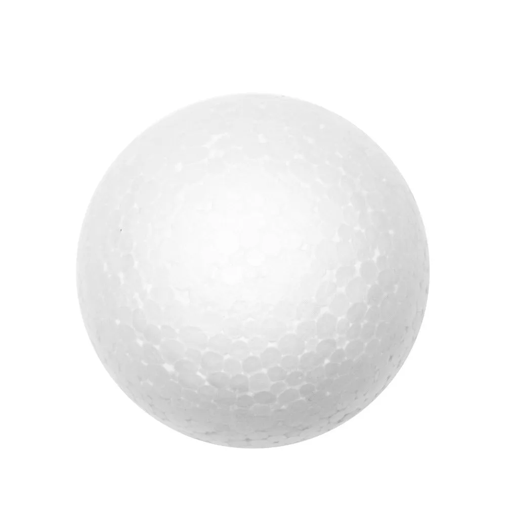 60 Foam 1" Round Foam Polystyrene White Balls School Craft Arts Decorations