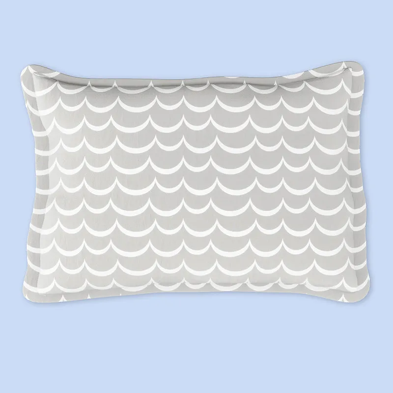 7 Piece Organic Baby Cot Bedding Set - Arctic
