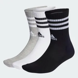 adidas 3-Stripes Cushioned Unisex Crew Socks