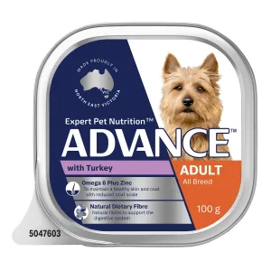 Advance Turkey Adult Wet Dog Food Tray