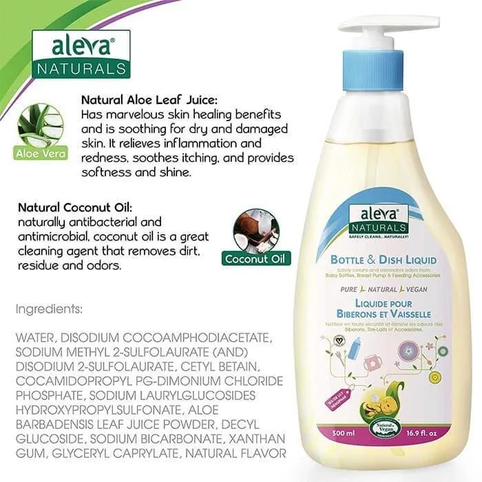 Aleva Bottle & Dish Liquid - Water Lily