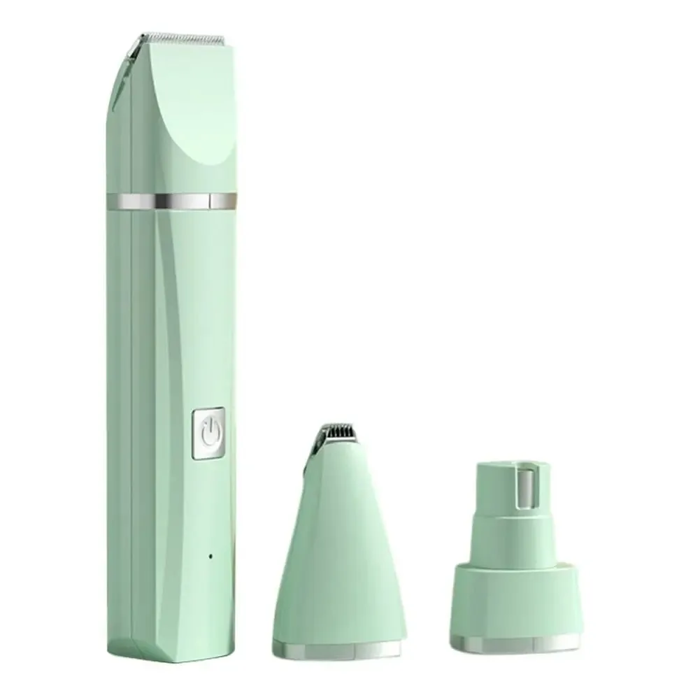AnniePaw 4 in 1 Rechargeable Electric Pet Hair Trimmer  Dog Cat Grooming Nail Grinder Cordless Professional Tools