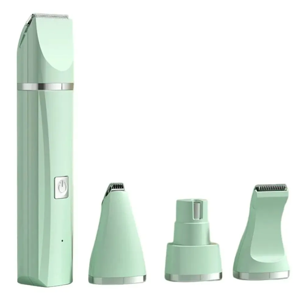 AnniePaw 4 in 1 Rechargeable Electric Pet Hair Trimmer  Dog Cat Grooming Nail Grinder Cordless Professional Tools