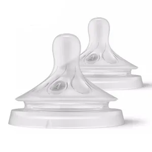 Avent 2-Pack Natural Response Nipples - Flow 4 (3  Months)