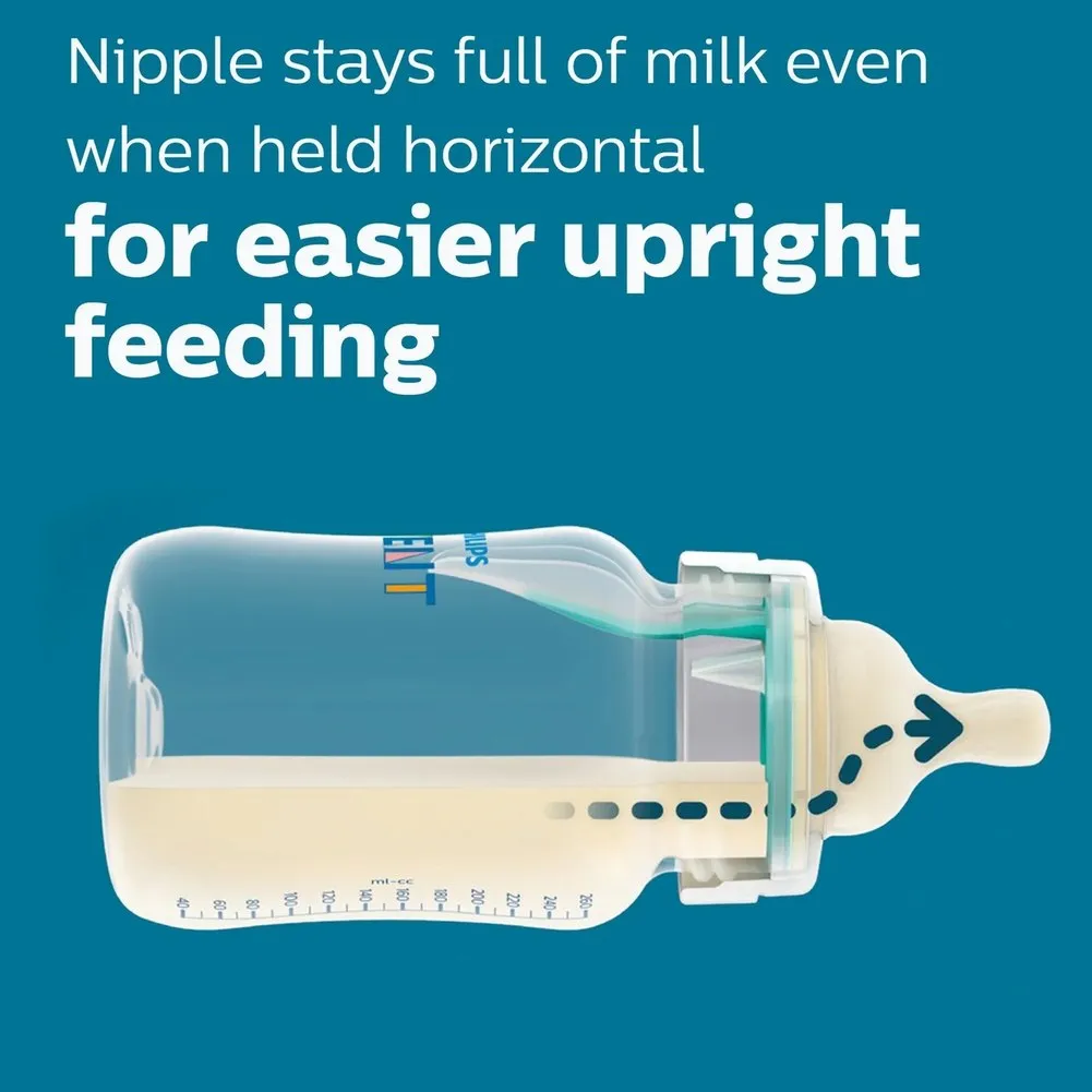 Avent Anti-Colic Baby Bottle Nipple - Flow 3 (3  Months)