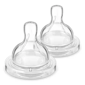 Avent Anti-Colic Baby Bottle Nipple - Flow 3 (3  Months)