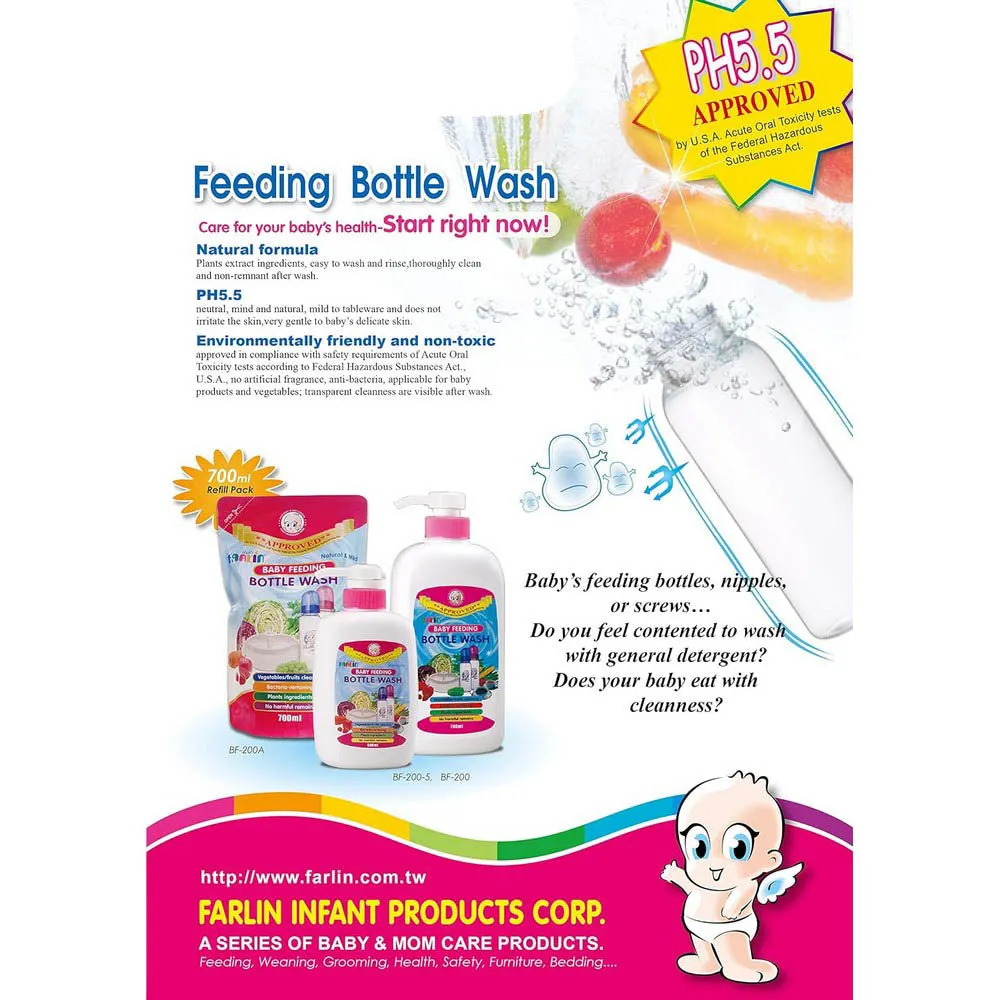 Baby Feeding Bottle Wash Refill Pack - 700 ml
