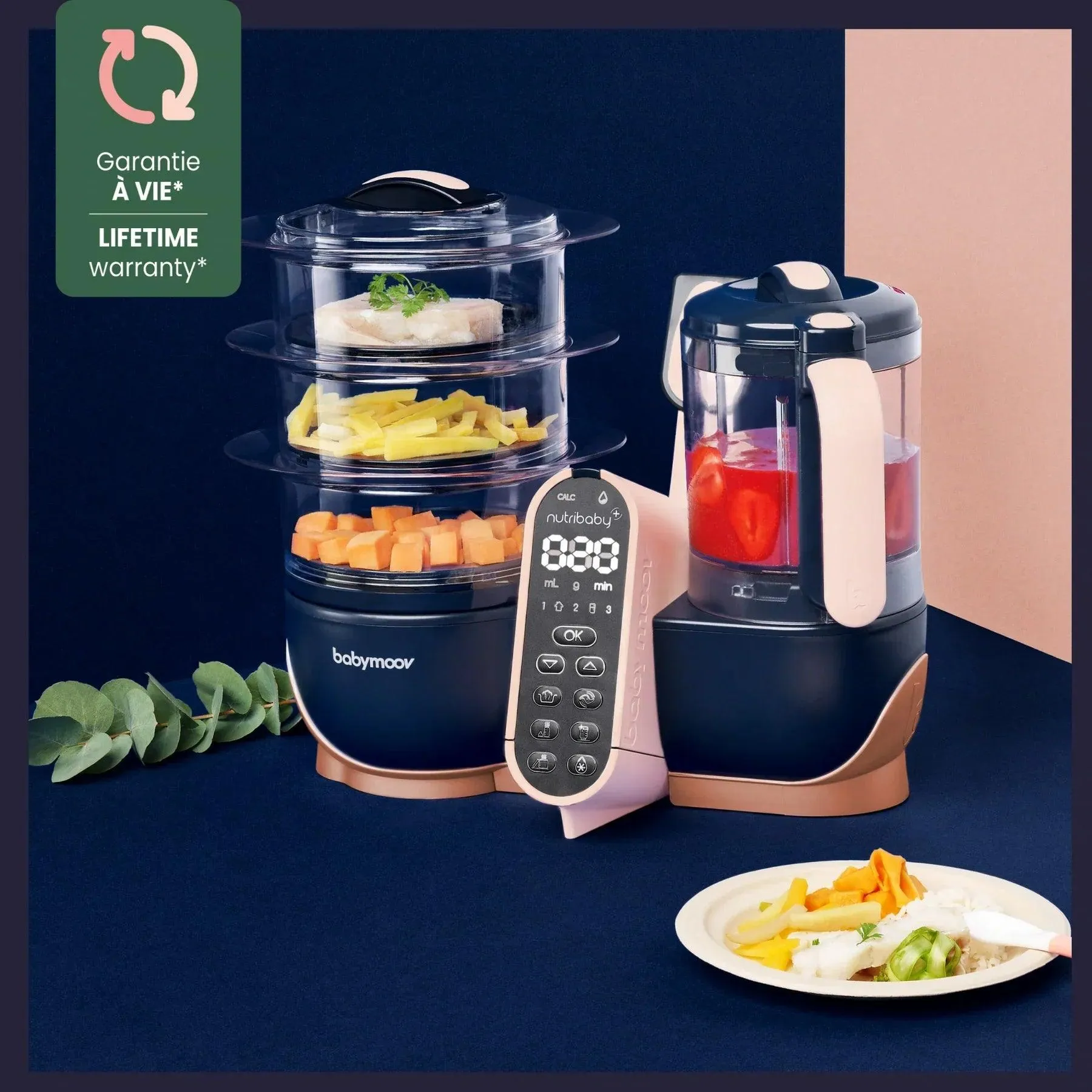 Babymoov Nutribaby  XL with FREE Babybowls Multiset