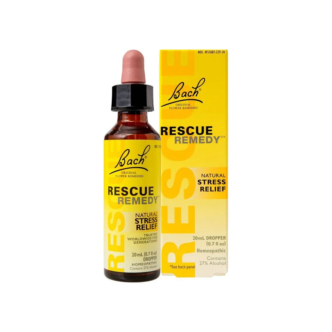 Bach Flower Remedies Rescue Remedy Natural Stress Relief for Pets