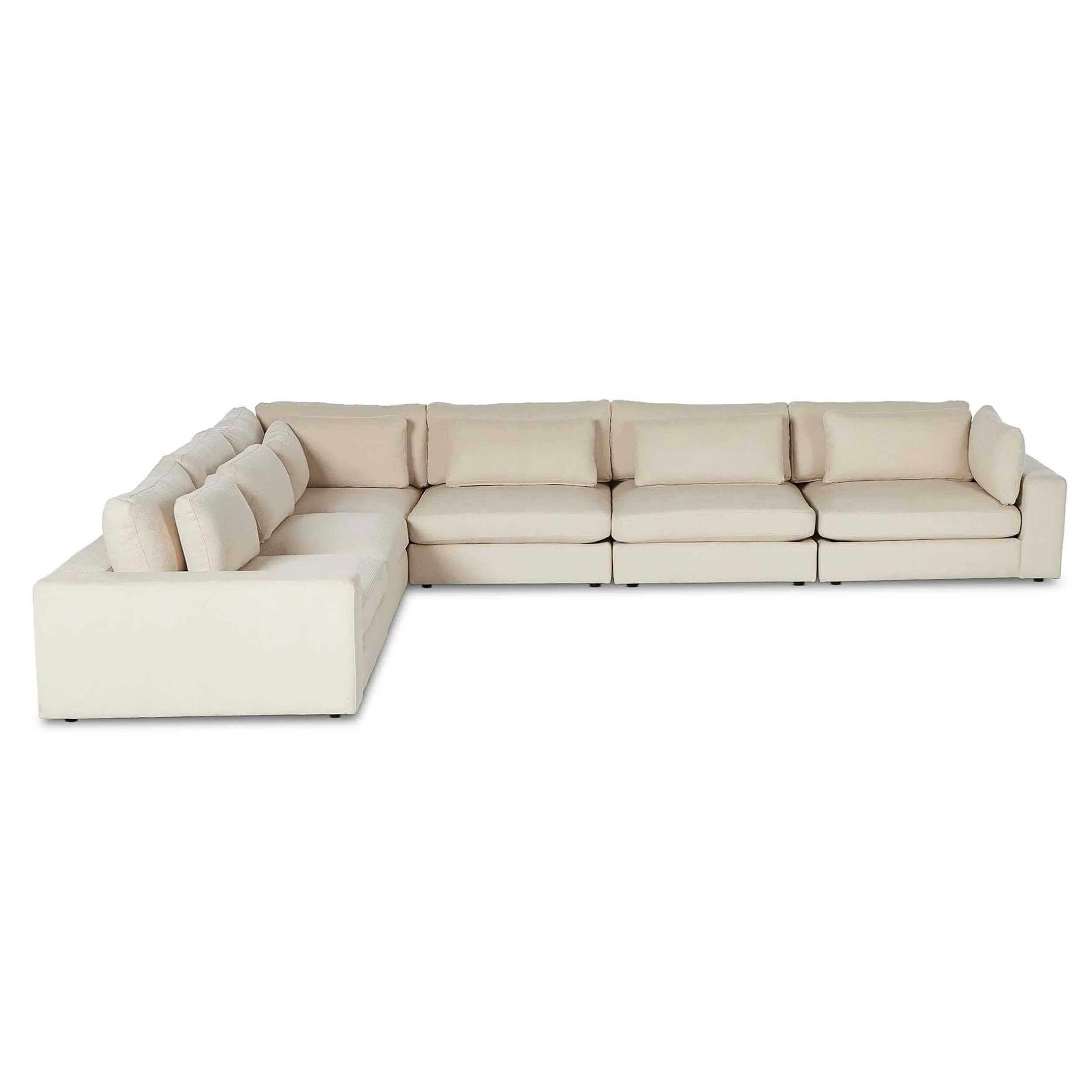 Bloor 6 Piece Sectional, Clairmont Sand