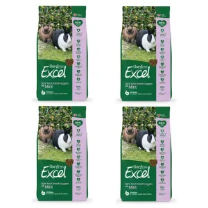 Burgess Excel Light Nuggets Rabbit Food  4 x 1.5kg