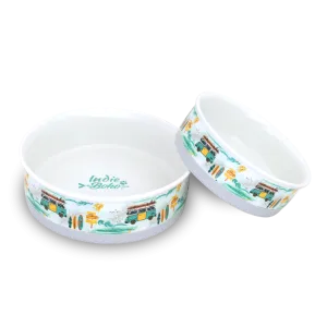Byron Surf - Ceramic Dog Bowls