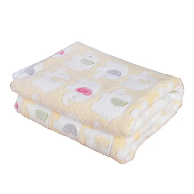 Coral Fleece Pet Super Soft Blankets
