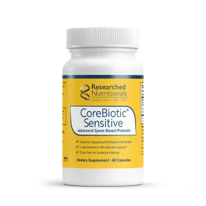 CoreBiotic® Sensitive | Spore-Based Probiotics for Sensitive Patients - 60 Capsules