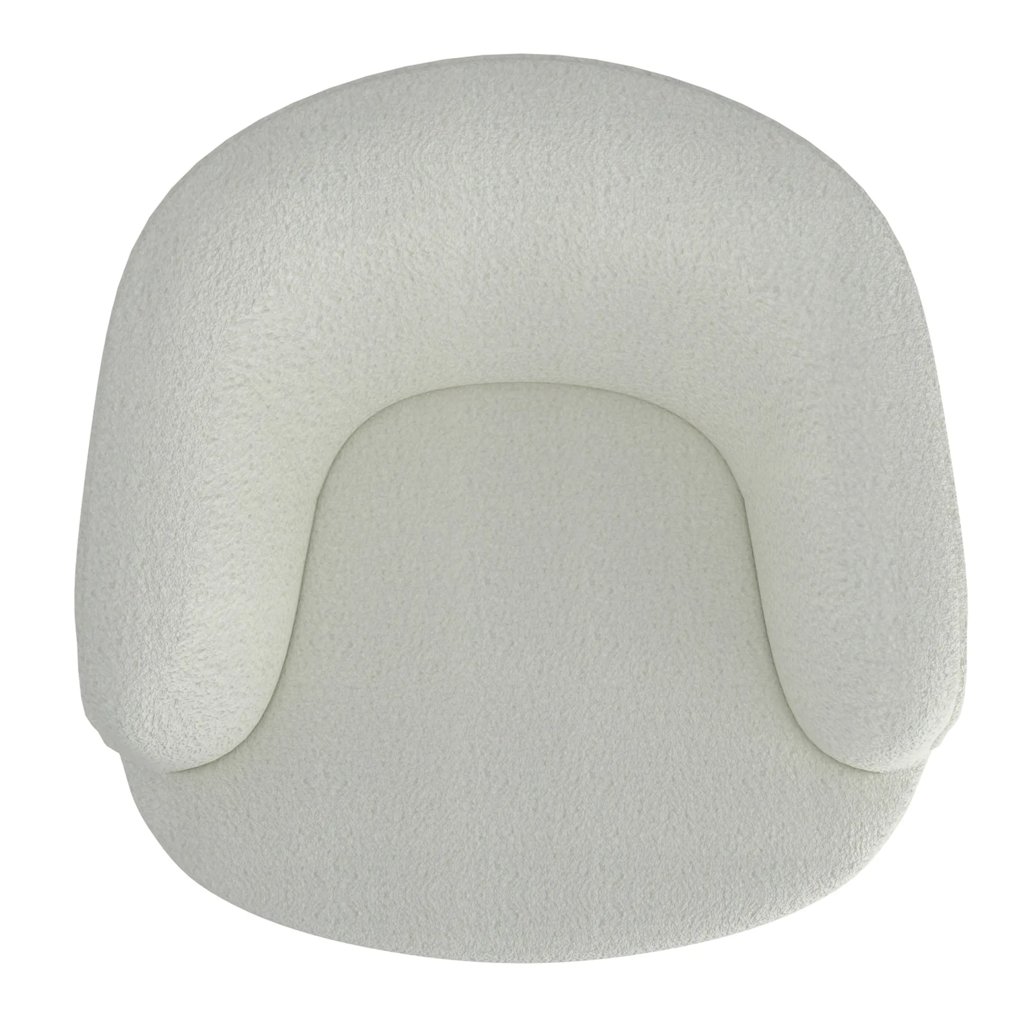 Cuddle Accent Chair in White
