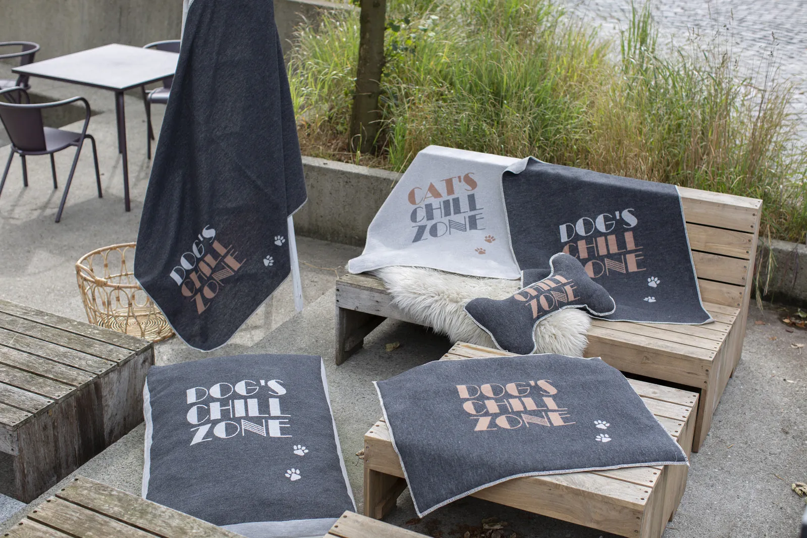 David Fussenegger - Charcoal Dog's Chill Zone Pet Blanket