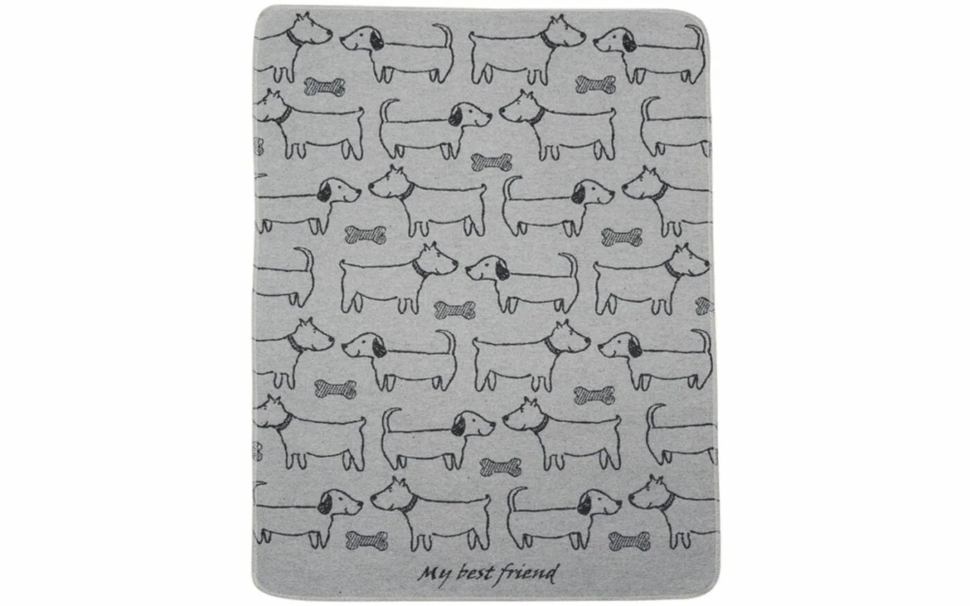 David Fussenegger - Grey Best Friends All Over Pet Blanket