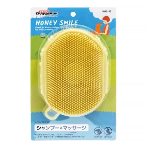 DoggyMan Honey Smile Double Sided Rubber Brush For Cats & Dogs