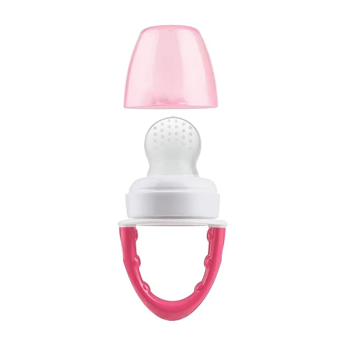 Dr.Brown's Fresh Firsts Silicone Feeder, 1-Pack - Pink