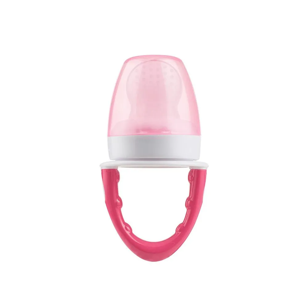Dr.Brown's Fresh Firsts Silicone Feeder, 1-Pack - Pink
