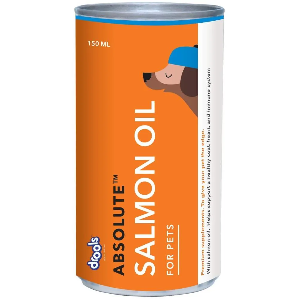 Drools Absolute Salmon Oil Syrup for Dogs 150 ml