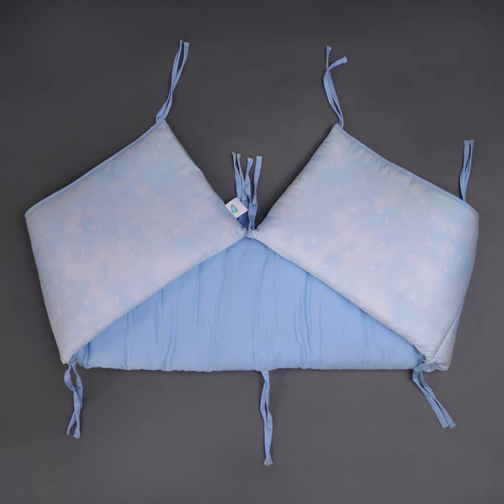 Fancy Fluff Organic Cot Half Bumper - Nova