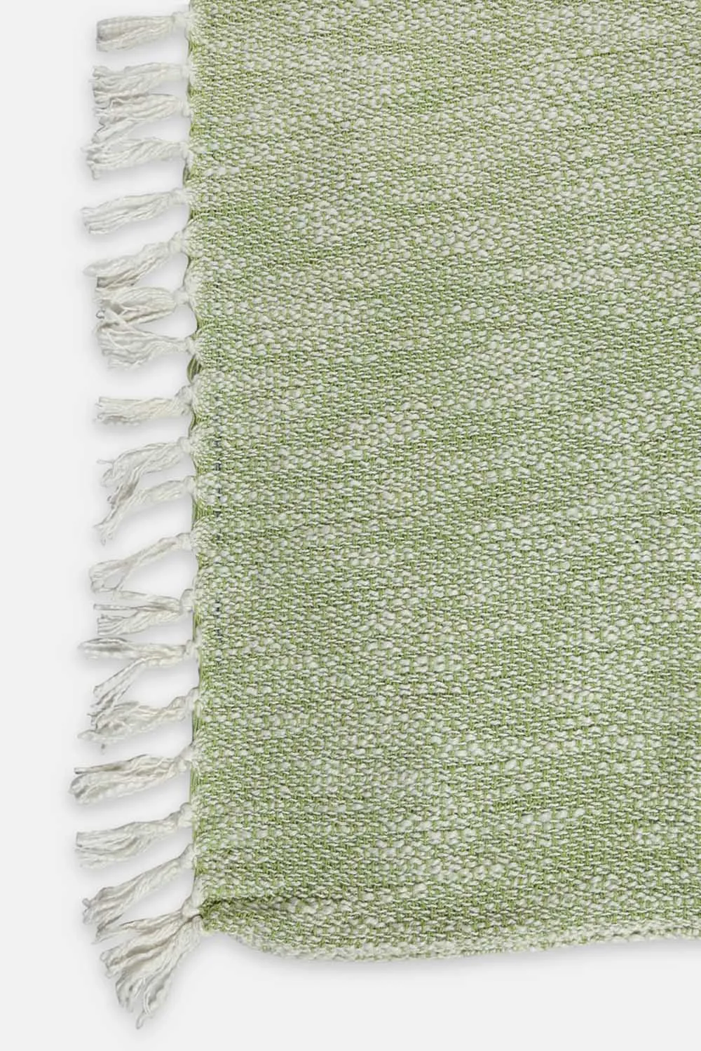 FEEDING Cotton Throws - green