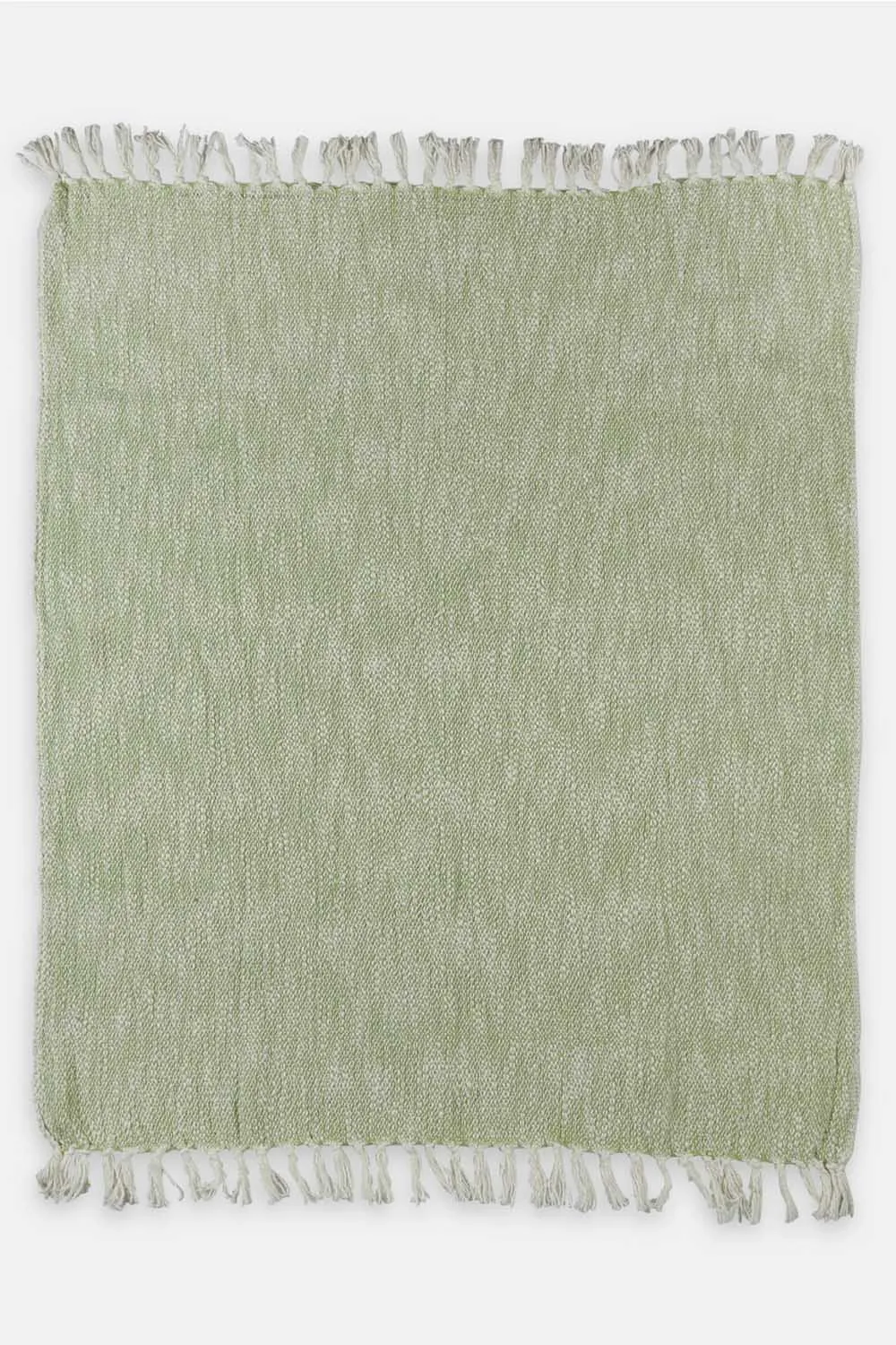 FEEDING Cotton Throws - green