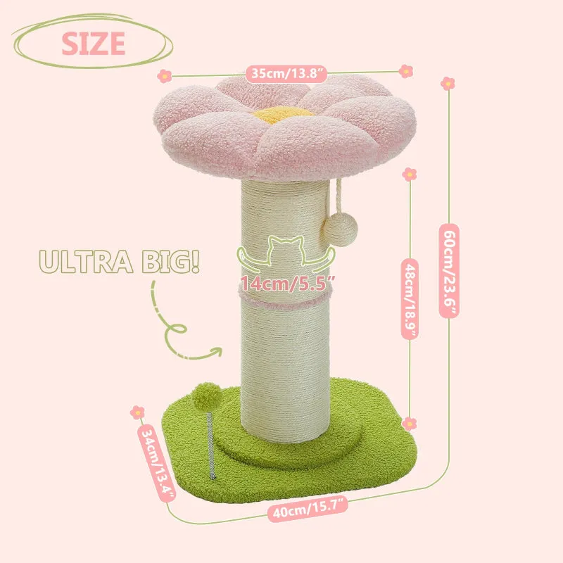 Flower Cat Scratching Post