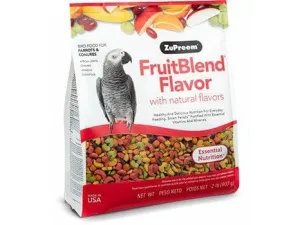 FruitBlend Flavor Medium & Large Parrot Food 2lb (0.91kg)
