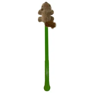 Furry Flingerz on Stick Squirrel Dog Toy