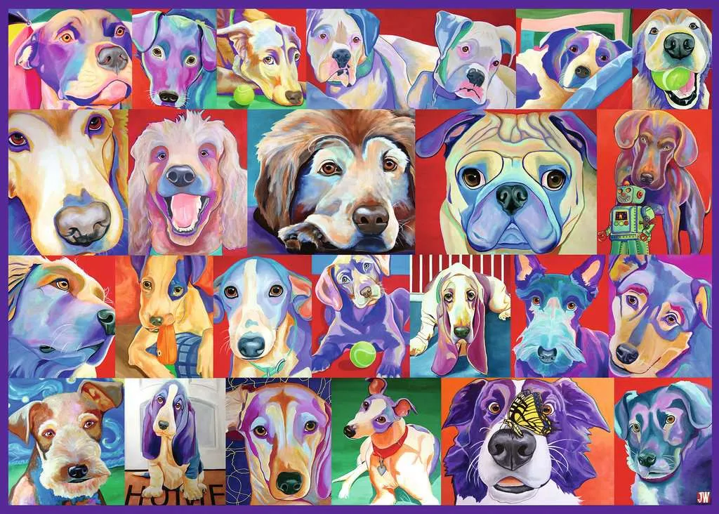 Hello Doggie 500 pc Large Format