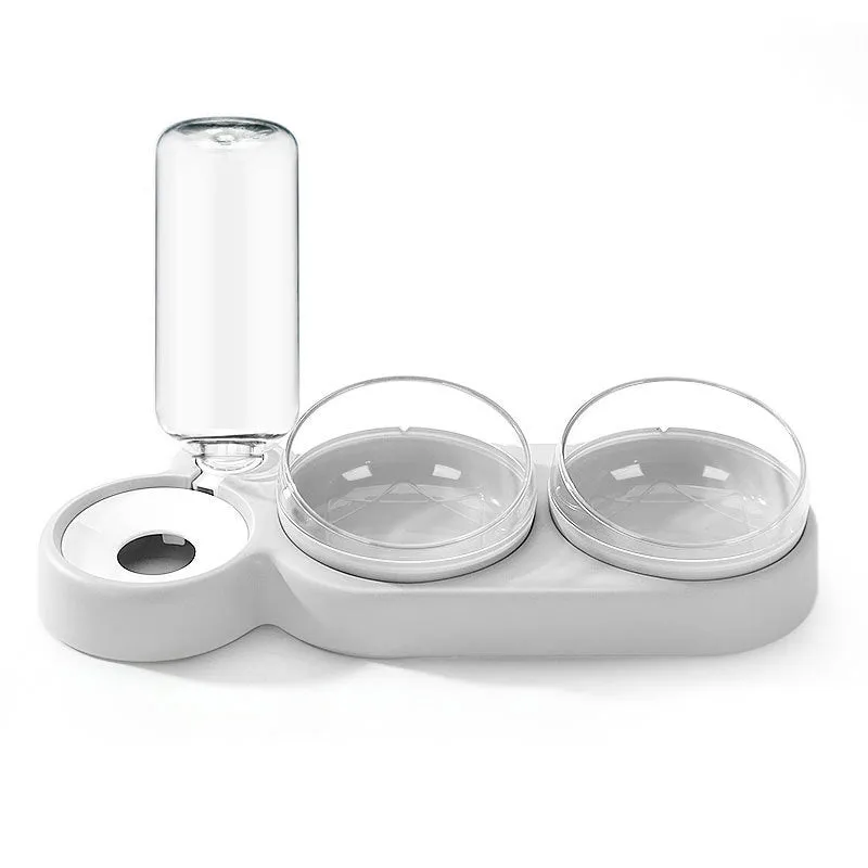 High Quality Pet Dogs Cats Double Bowls Food Water Feeder Container Dispenser for Dogs Cats Drinking Bowl