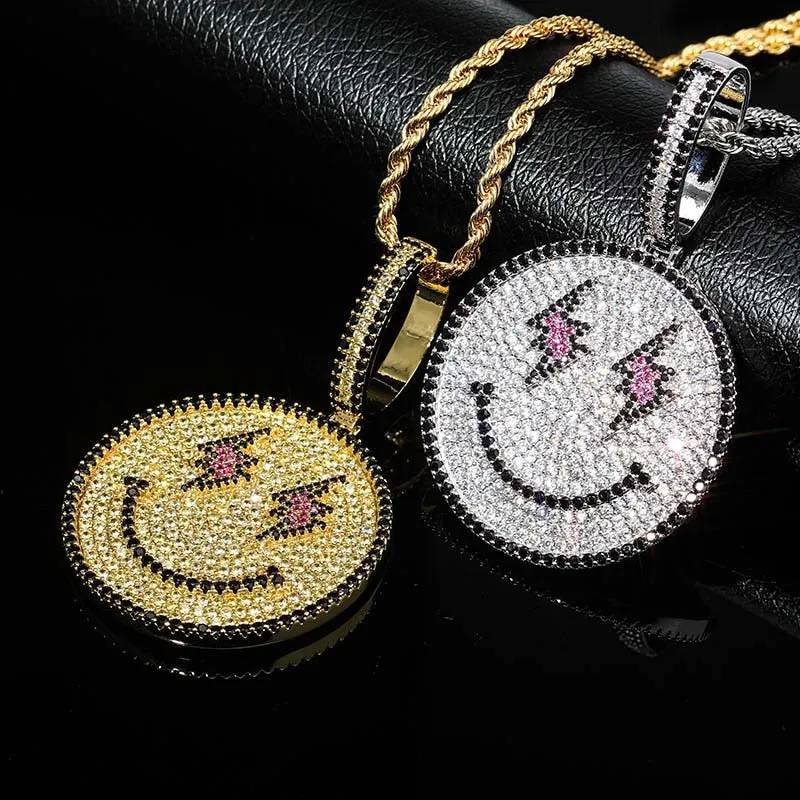 Hip-hop Smiling Face Emoji Pendant