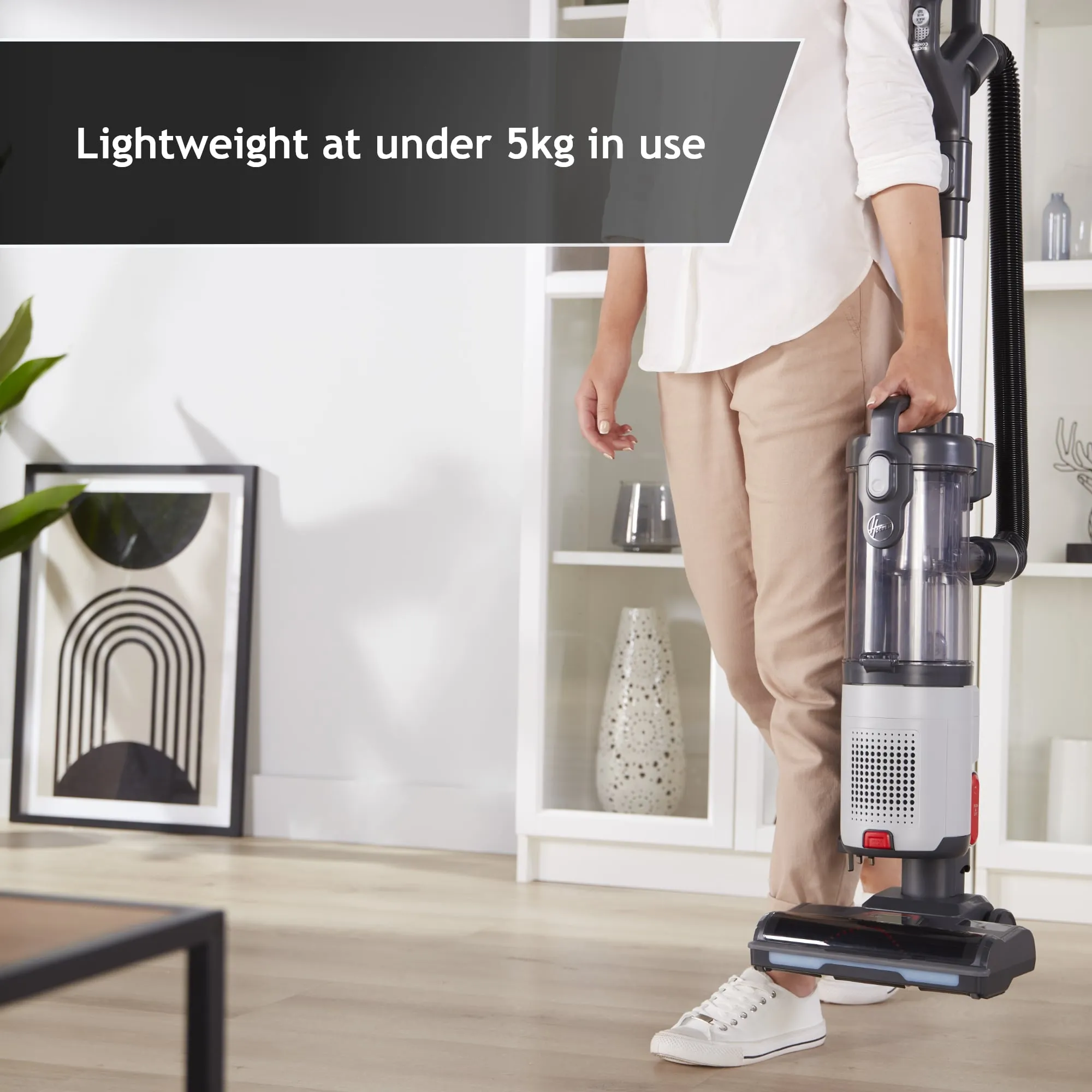 Hoover Upright Vacuum Cleaner with Anti Hair Wrap, Red - HL4