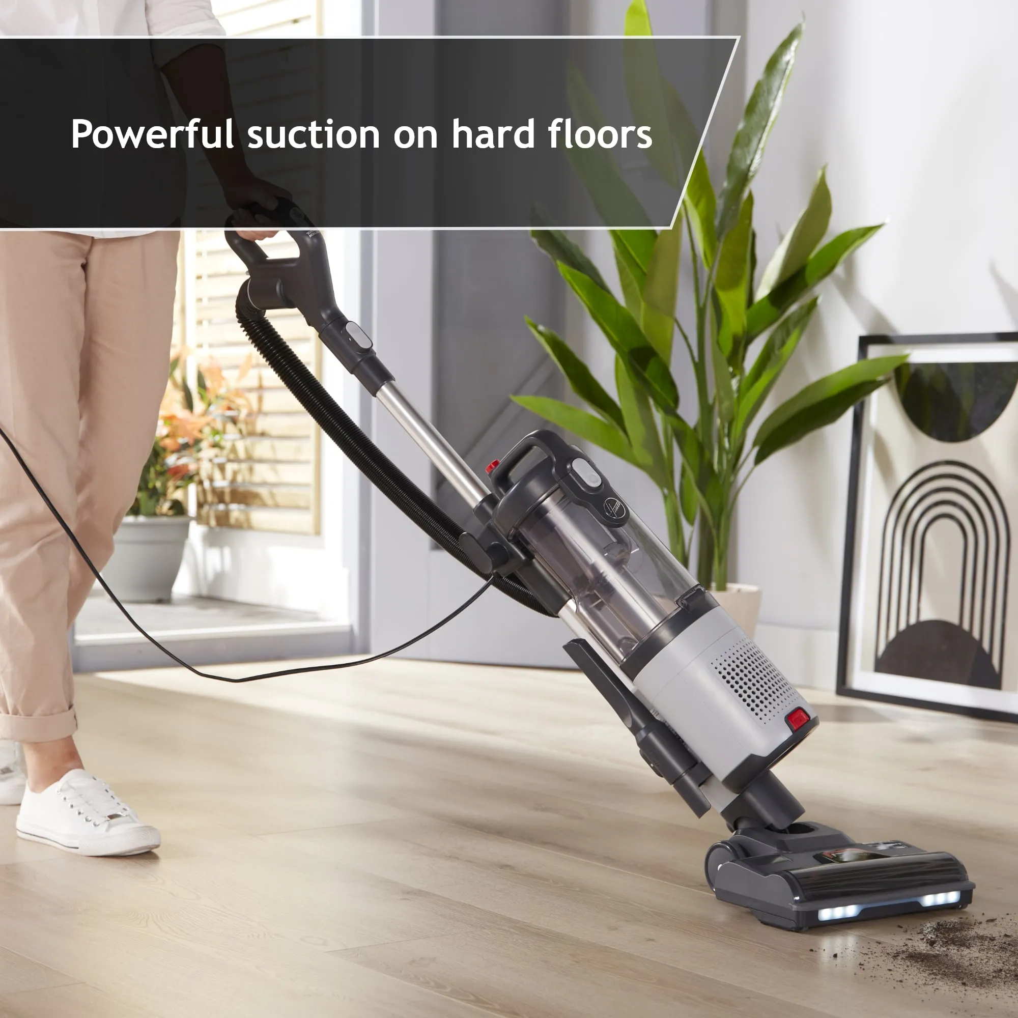 Hoover Upright Vacuum Cleaner with Anti Hair Wrap, Red - HL4