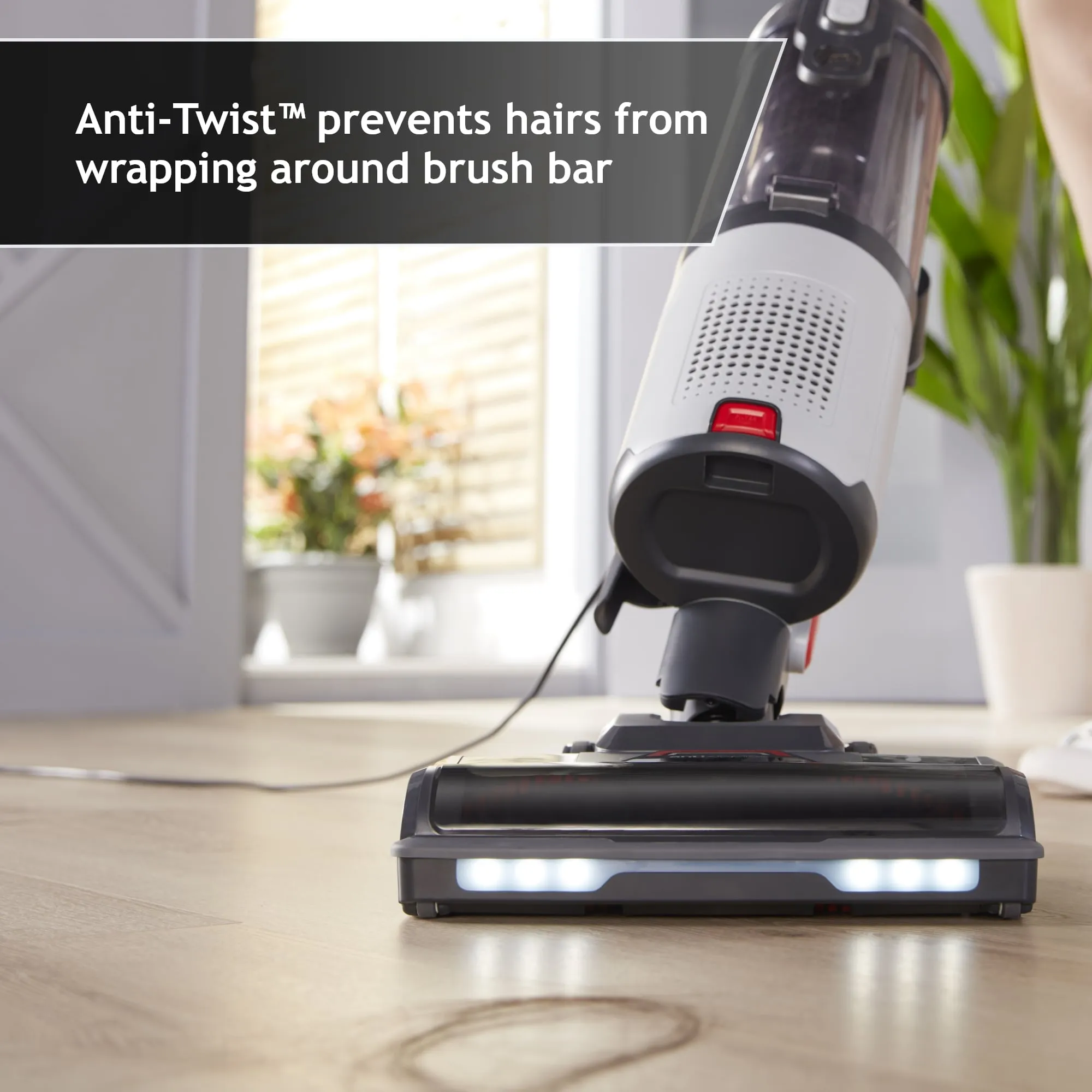 Hoover Upright Vacuum Cleaner with Anti Hair Wrap, Red - HL4