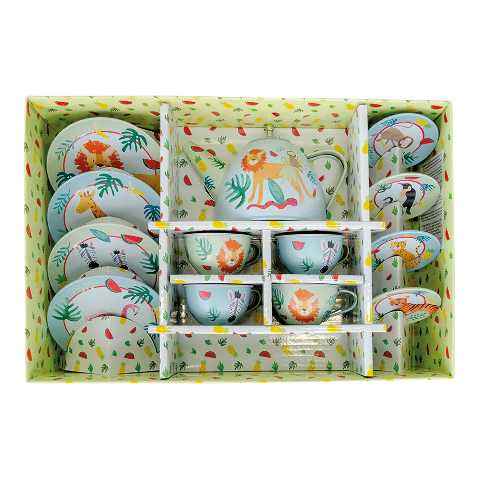 Jungle 14 Piece Tea Set