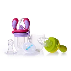Kidsme Food Feeder Starter Pack - Lime & Lavender
