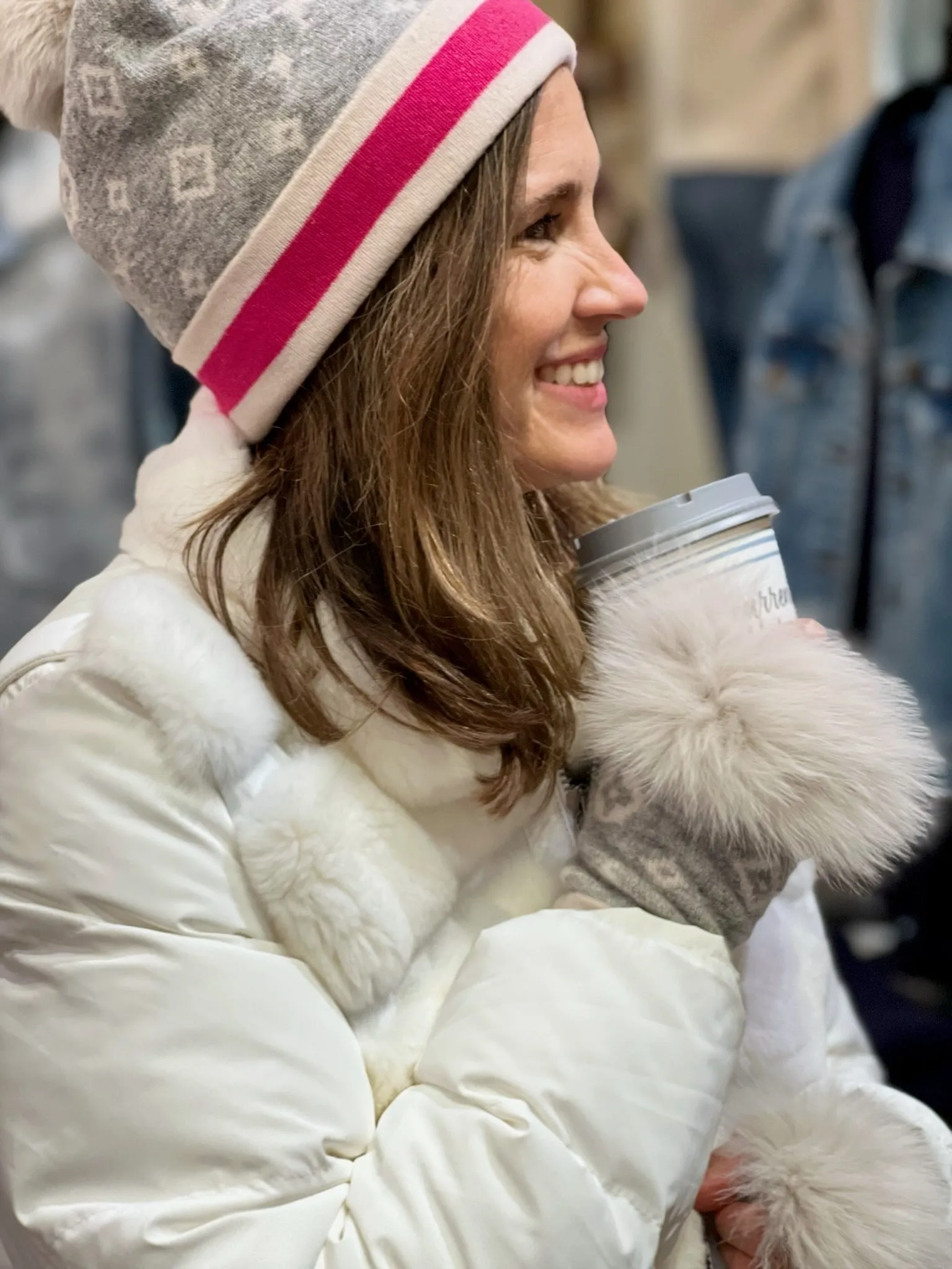 Knit Hat [Grey-HTIM90]