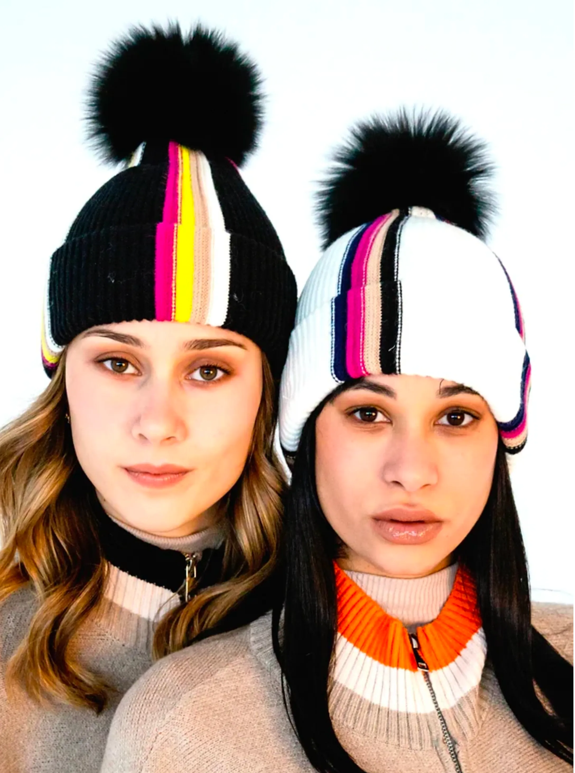 Knit Hat [White-HTAN75]
