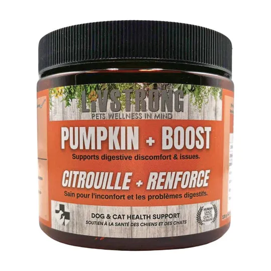 LIVSTRONG - Pumpkin   Boost Health Support for Dogs and Cats