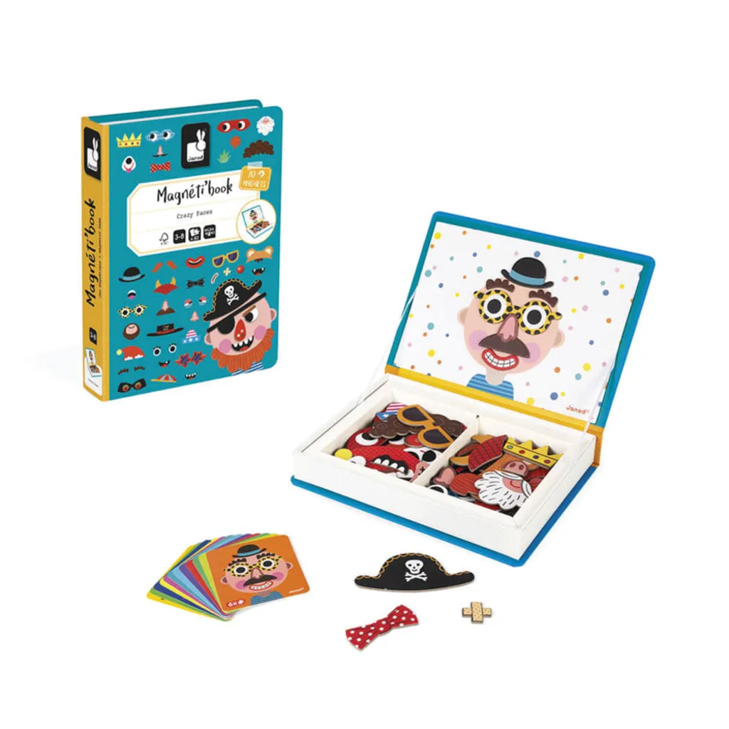 Magneti’book Boy's Crazy Faces