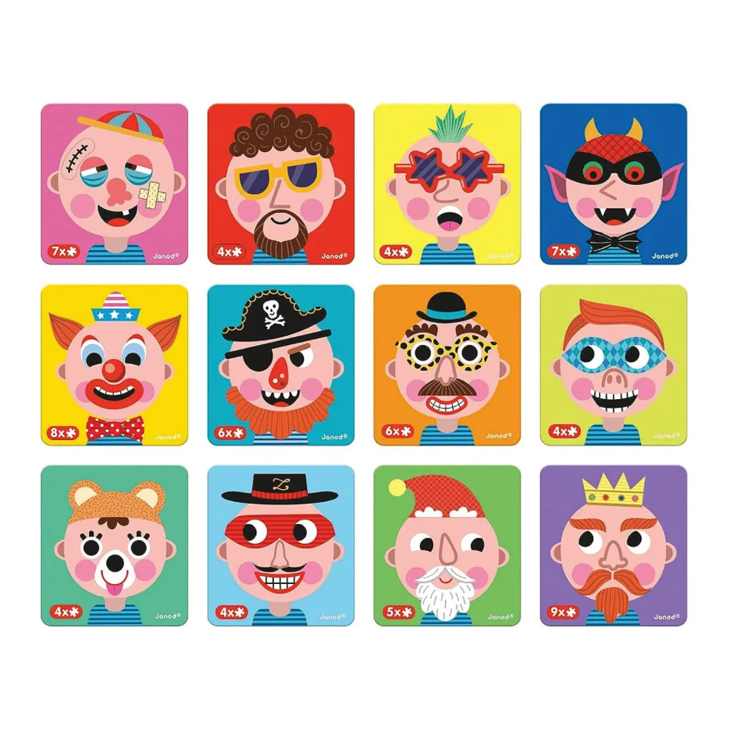Magneti’book Boy's Crazy Faces