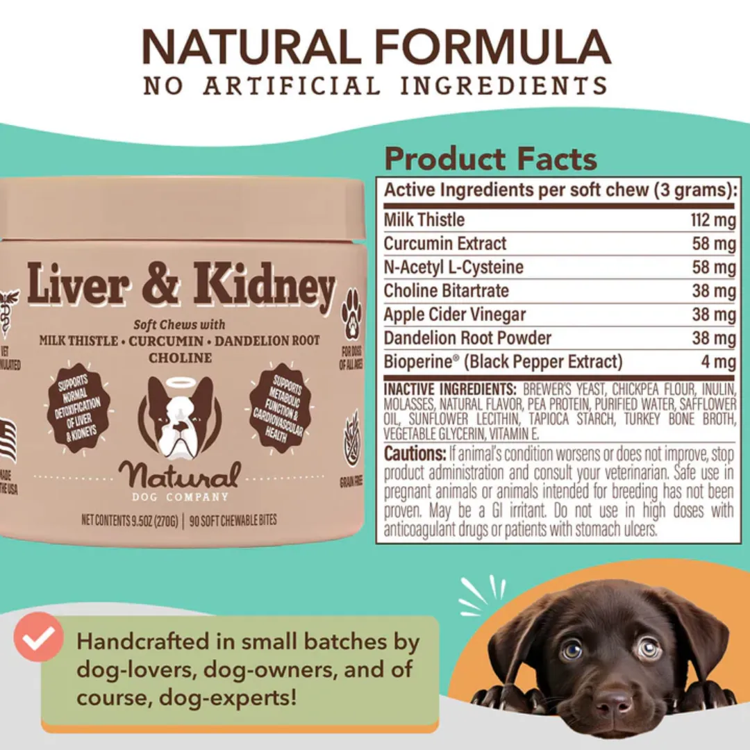 Natural Dog Company Liver & Kidney