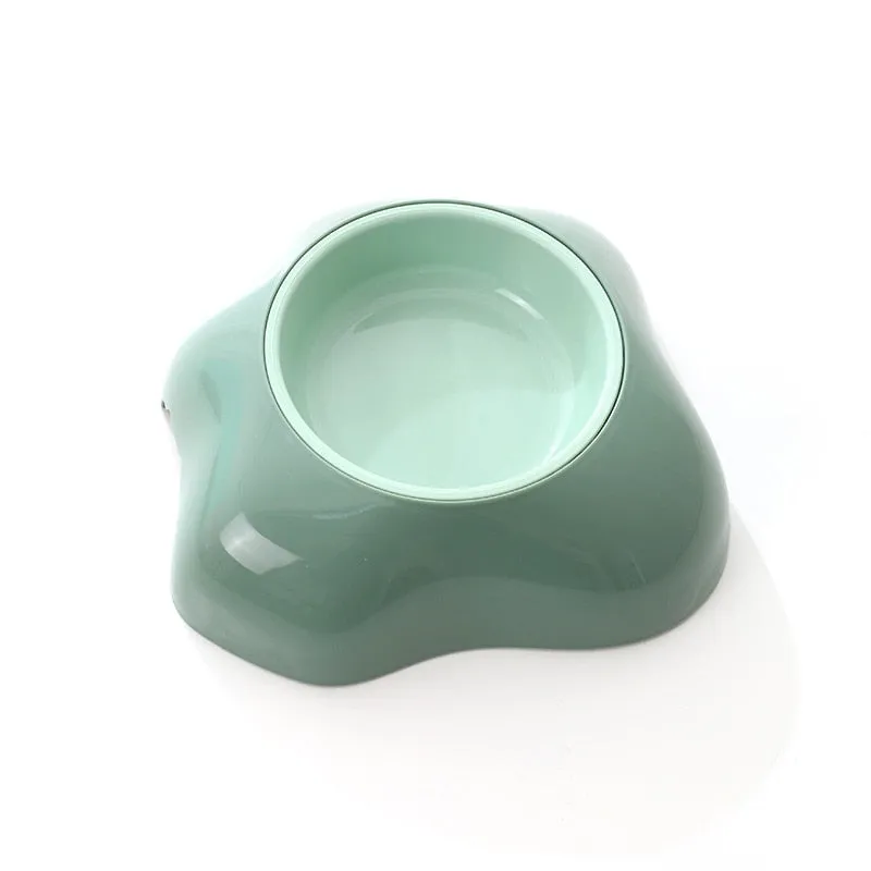New Pet Food Utensils Cute Cat Dogd Feeding Hit Color Belt Drinking Bottle Three-in-one Bowl Feeding and Water Cat Bowl for Cat