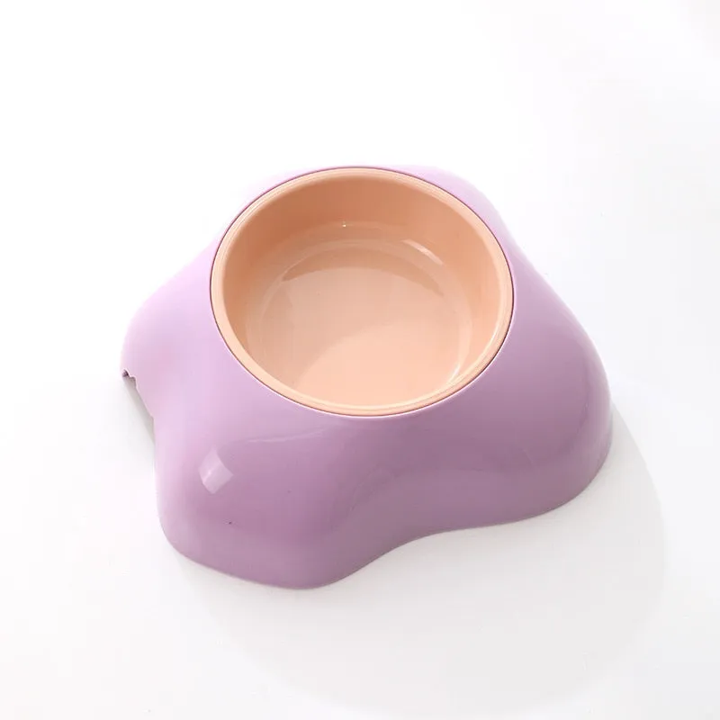 New Pet Food Utensils Cute Cat Dogd Feeding Hit Color Belt Drinking Bottle Three-in-one Bowl Feeding and Water Cat Bowl for Cat