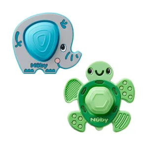 Nuby Sensory Pop It Teethers 2 Pk